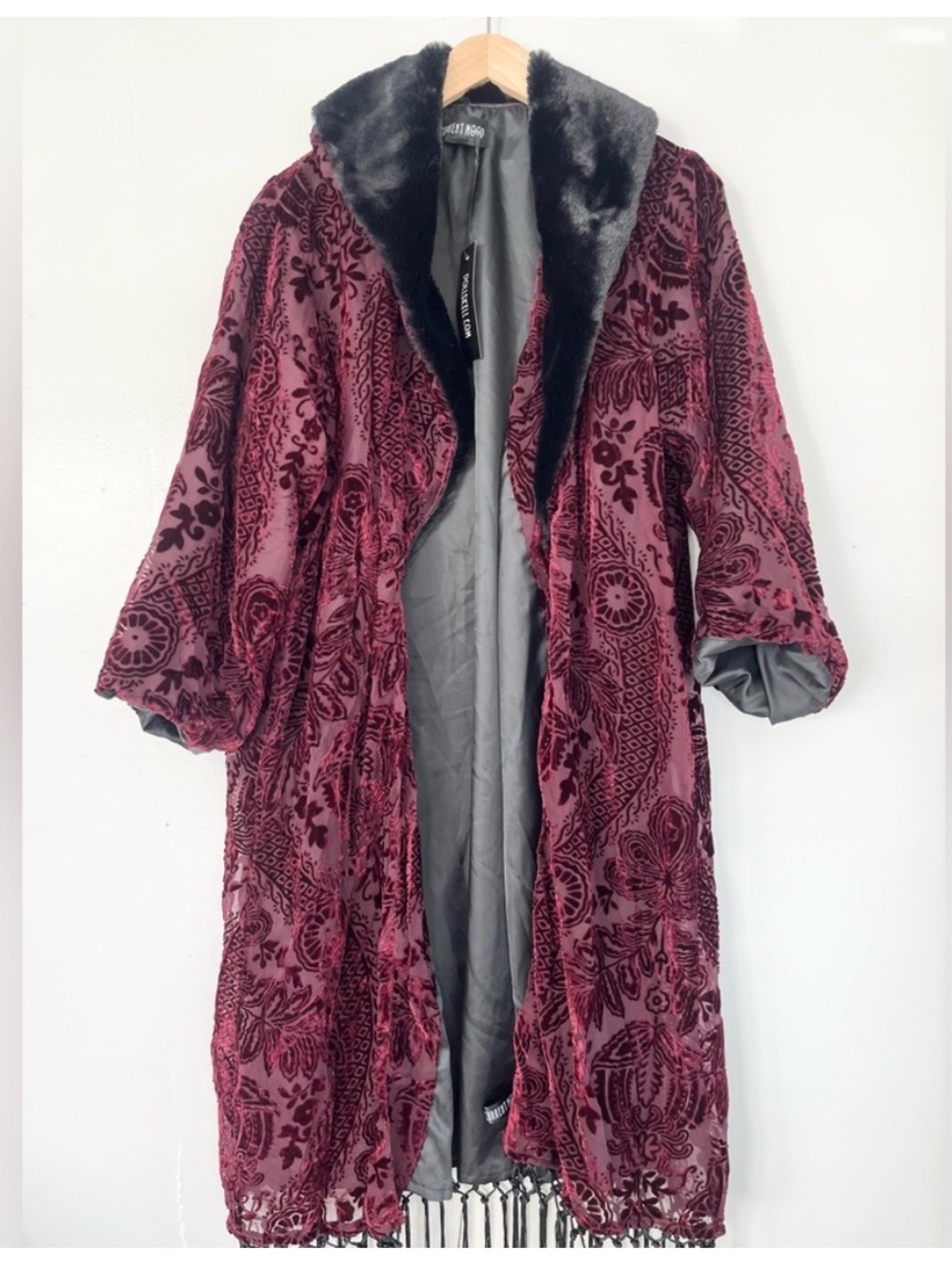 Dolls Kill Velvet Robe XL
